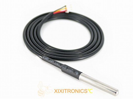 MFT-4401 Serisi Araçlar için OD6.0mm Çıkış Dijital DS18B20 Sıcaklık Sensörü