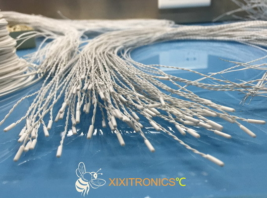 Vinil Kapak, Bükümlü Çift Uçlar, Kalıplı Molex Stil Konnektör, 2.252K Tek Kullanımlık Genel Amaçlı Tıbbi Sıcaklık Sensörü