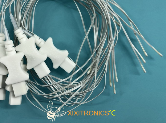 2.252K 30 AWG Tıbbi Sınıf PVC Telli 400 Serisi Tek Kullanımlık Genel Amaçlı Tıbbi Sıcaklık Sensörü