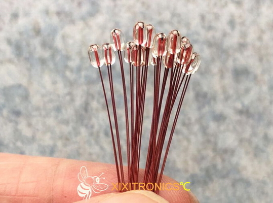 AIRMATIC MF57 serisi için 1.6mm ve 2.3mm Kafa Boyutlu Radyal Cam Kaplamalı Chip Termistörler