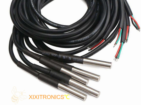 MFT-4401 Serisi Araçlar için OD6.0mm Çıkış Dijital DS18B20 Sıcaklık Sensörü